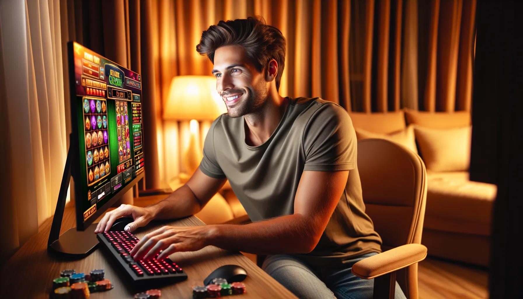 Online casino player